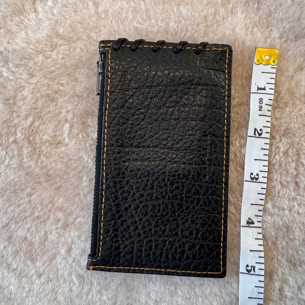Coach Zip Cardcase Whipstitch